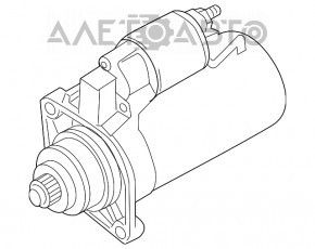 Pornirea VW Jetta 11-14 SUA 2.5 face zgomot