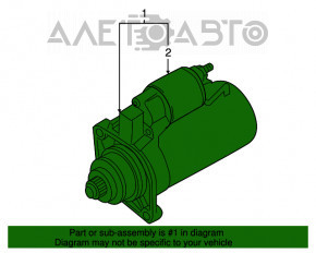 Pornirea VW Jetta 11-14 SUA 2.5 face zgomot