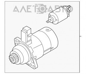 Piesa de schimb pentru pornirea VW Jetta 19- 1.4T cu transmisie manuală