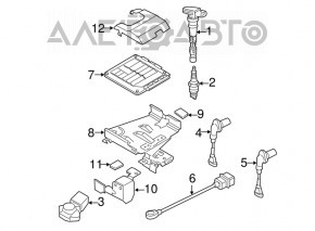 Senzorul de presiune al colectorului de admisie Audi Q5 8R 09-17 2.0T nou OEM original