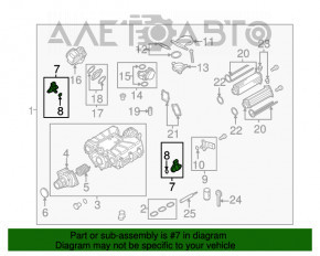 Senzor de presiune lateral pentru Audi Q7 4L 10-15 3.0 tfsi