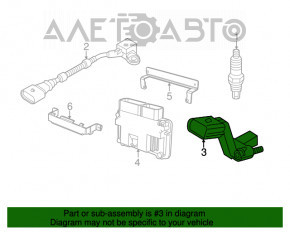 Senzor de pozitie arbore cotit VW Passat b7 12-15 USA 2.0 TDI nou original