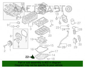 Датчик уровня масла VW Passat b7 12-15 USA 1.8