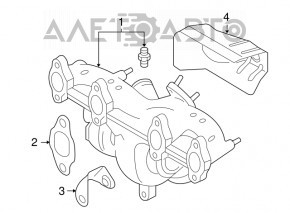 Трубка от турбины VW Jetta 11-18 USA 2.0 TDI