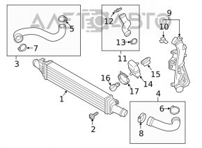 Senzorul de supraalimentare lateral pentru Audi Q5 80A 18-