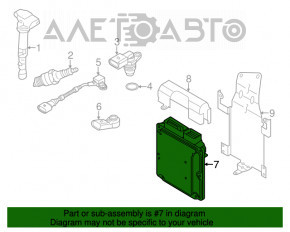 Блок ECU компьютер двигателя Porsche Cayenne 958 11-17 3.6