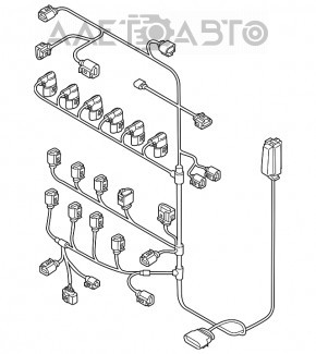 Проводка моторная VW Passat b8 16-19 USA 3.6