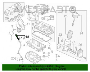 Senzor de ulei VW Passat b7 12-15 SUA 2.0 TDI