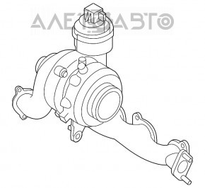 Turbina VW Jetta 11-18 SUA TDI