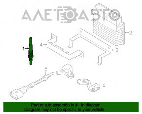 Bujie incandescentă VW Passat b7 12-15 SUA 2.0 TDI