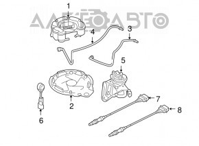 Лямбда-зонд первый VW Jetta 11-18 USA TDI новый OEM оригинал