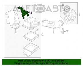 Suportul carcasei filtrului de aer Dodge Journey 11- 3.6