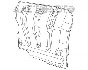 Protecția colectorului de admisie pentru Chrysler 200 15-17 2.4