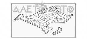 Cutia portbagajului Honda CRV 12-16 pe caroserie, albastru BG62M