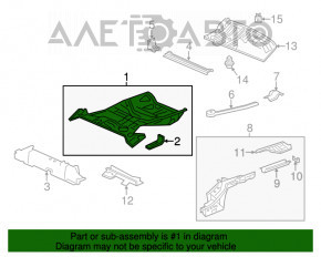 Capacul portbagajului Honda CRV 12-16