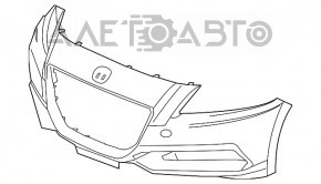Бампер передний голый Honda CRZ 11-16