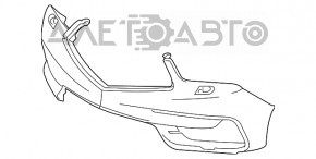 Bara fata goala Acura MDX 17-20 restilizata.