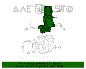 Кронштейн генератора Jeep Patriot 11-17 2.0, 2.4