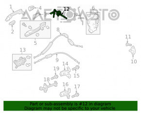 Bucșă de blocare față stânga Honda Insight 19-22