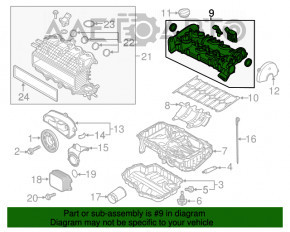 Capac supapă VW Jetta 11-18 SUA 1.4T