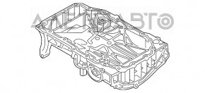 Palet de ulei VW Jetta 11-18 SUA 1.4T