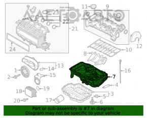 Palet de ulei VW Jetta 19- 1.4T