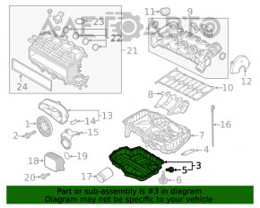 Palet ulei VW Jetta 11-18 SUA 1.4T