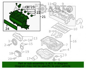 Colector de admisie VW Jetta 11-18 USA 1.4T