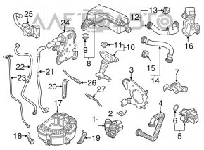 Pompa de aer VW Passat b8 16-19 SUA 2.0T