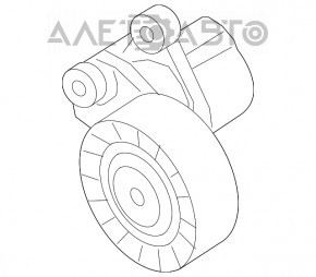 Rolie întinzător curele alternator VW Jetta 16-18 USA 1.4T nou original OEM