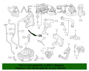 Лямбда-зонд первый VW Jetta 13-16 USA 1.4T hybrid