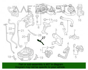 Sonda lambda pentru VW Jetta 13-16 SUA 1.4T hibrid