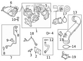 Turbina VW Jetta 19- 1.4T 0.5k