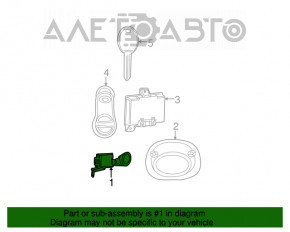 IMMOBILIZER CONTROL MODULE Jeep Compass 11-16