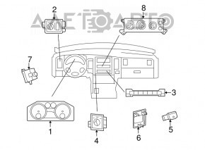 Modul de pornire a motorului Dodge Challenger 11-14 3.6