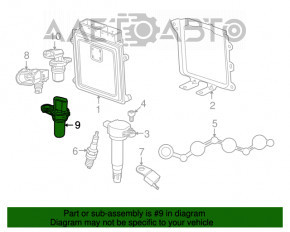 Senzor arbore cotit JEEP PATRIOT 11-17 2.0, 2.4 nou original OEM