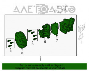 Pompa de răcire Jeep Cherokee KL 14-21 2.4