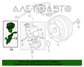 Pompa de vid Chrysler 200 15-17 2.4 este rupta.