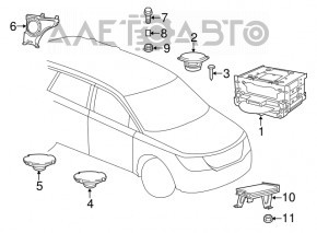 Сабвуфер Dodge Journey 11-