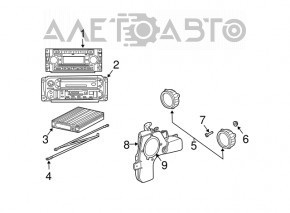 Radio CD player Jeep Compass 11-16