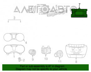 Radio CD player Dodge Journey 11-