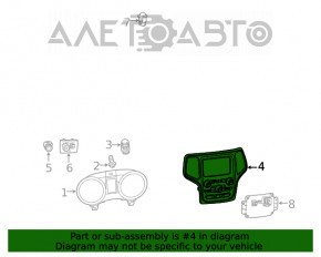 Controlul climatizării pentru Jeep Grand Cherokee WK2 14-15, panoul complet asamblat.