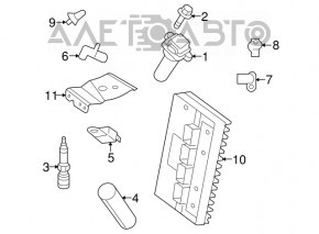 Modulul ECU al motorului Dodge Challenger 11-14 3.6