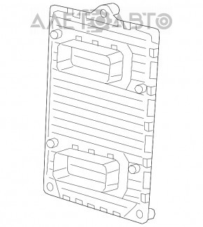 Blocul ECU al calculatorului motorului Dodge Journey 11- 2.4