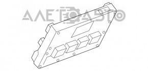 Modulul ECU al motorului Dodge Grand Caravan 11-20