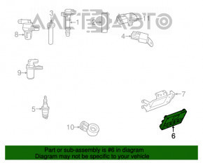 Modulul ECU al motorului Dodge Grand Caravan 11-20