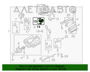 Supapa de accelerație Audi Q7 4L 10-15