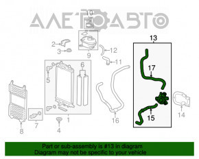 Pompa de lichid de racire pentru Honda Accord 13-15, model hibrid