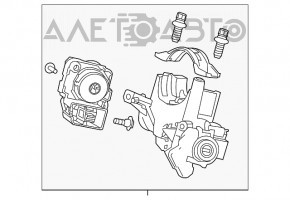 Замок зажигания Honda Accord 13-17 с иммобилайзером и ключом