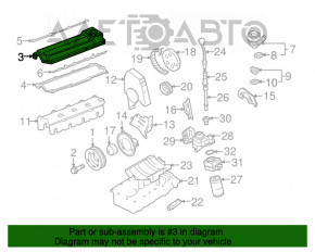 Крышка клапанная VW Jetta 11-18 USA 2.0